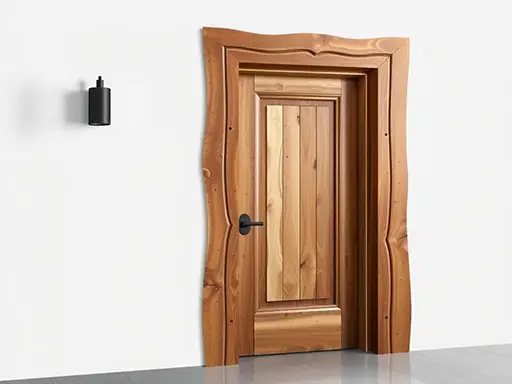 Portes en teck massif